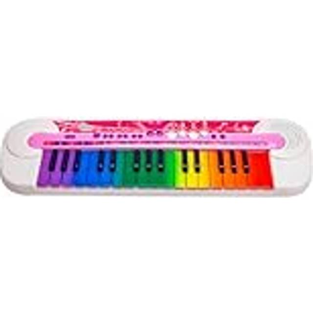 Simba 106834638 - My Music World Rosa Keyboard - Keyboard från My Music World, 32 tangenter, 8 demos och 6 rytmer, 45x13 cm, Från 3 år