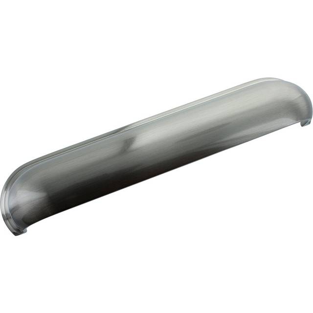 Silsden Calgary 12 4/5cm Centre Cup/Bin Handle - Brushed Satin Nickel (12.8cm)