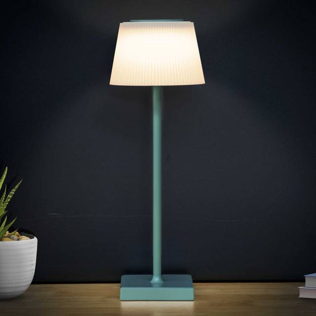 Duanesburg 38cm Buffet Lamp USB - Green (38cm H X 13cm W X 13cm D)