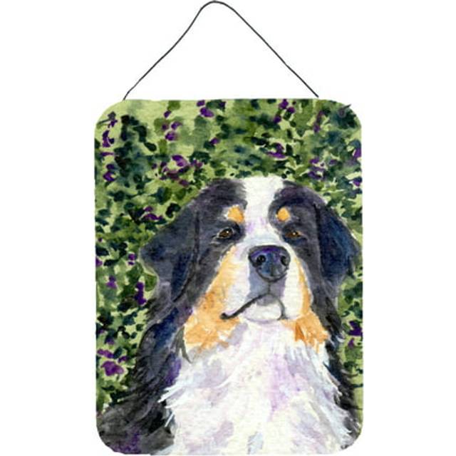 """""Caroline's Treasures Bernese Mountain Dog Aluminium Metal Door Hanging Prints wall-decor  16"""""""" x 12""""""""  Multicolor"""""