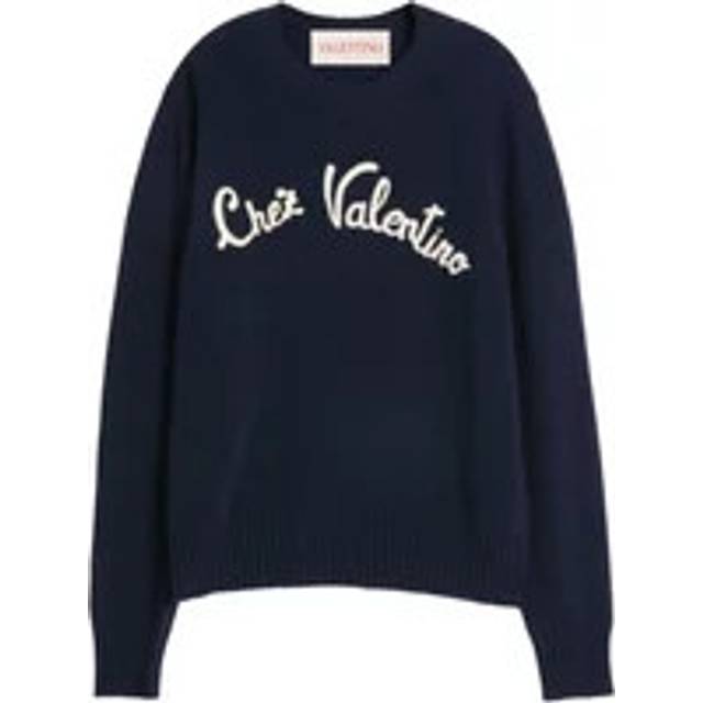 Valentino-Knitwear Blu-Uomo - Blue - L
