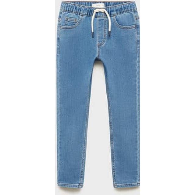 Mango Boys Slim Jeans - Blue, Blue, Size Age: 11 Years - age: 11 YEARS