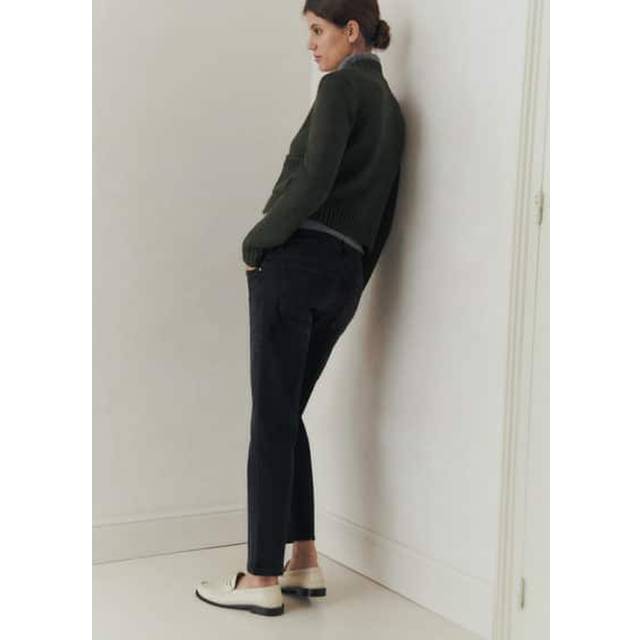 Maternity flared jeans black denim - Woman - 14 - MANGO - Black denim