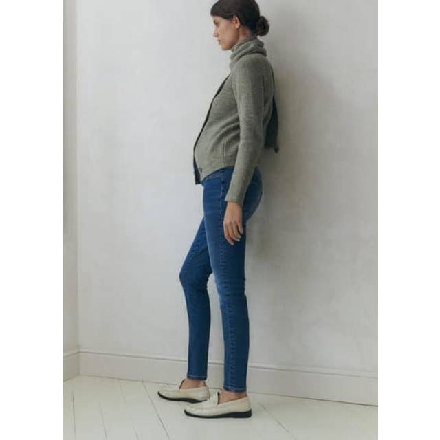 Maternity skinny jeans dark blue - Woman - 6 - MANGO - Dark Blue