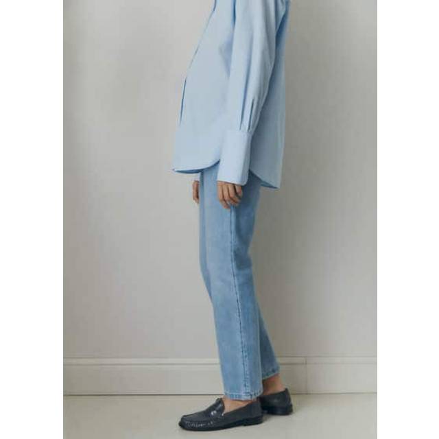 Maternity Straight Jeans medium blue - Woman - 14 - MANGO - Medium Blue