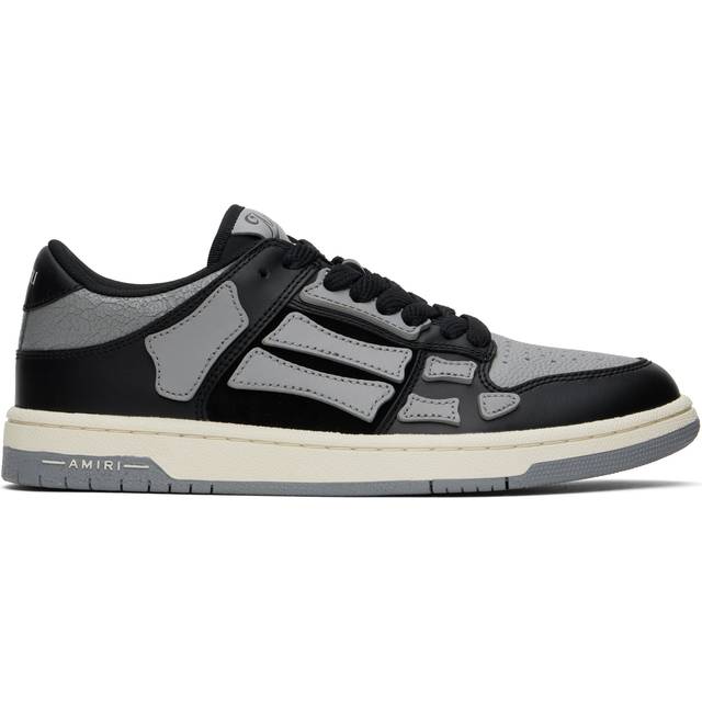 AMIRI Black & Gray Skel-Top Low Sneakers - Asphalt - IT 40