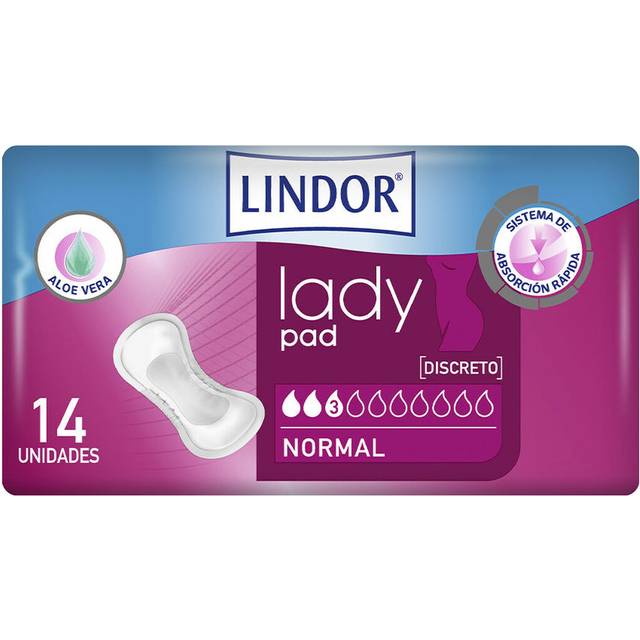 Hartmann Lindor Pad Normal 3 Drops 14U
