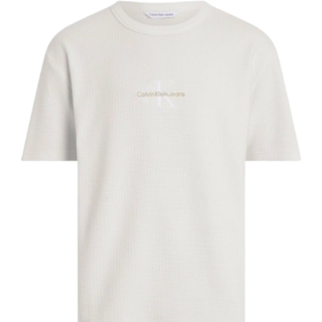 T-shirt Calvin Klein Jeans City Grid Short Sleeve Tee Ivory M (M)