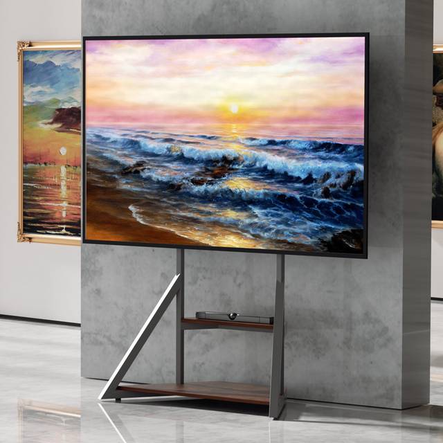 Adalise TV Stand for TVs up to 75" - Black (75&#34;)