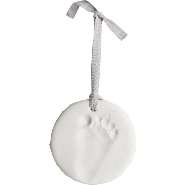 BAMBAM Bambam - Ler Fod/Håndaftrykshænger |Vit |One Size x 4.5