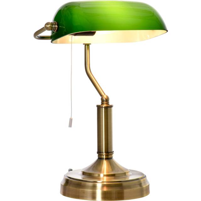 Banker Desk Lamp - Brown