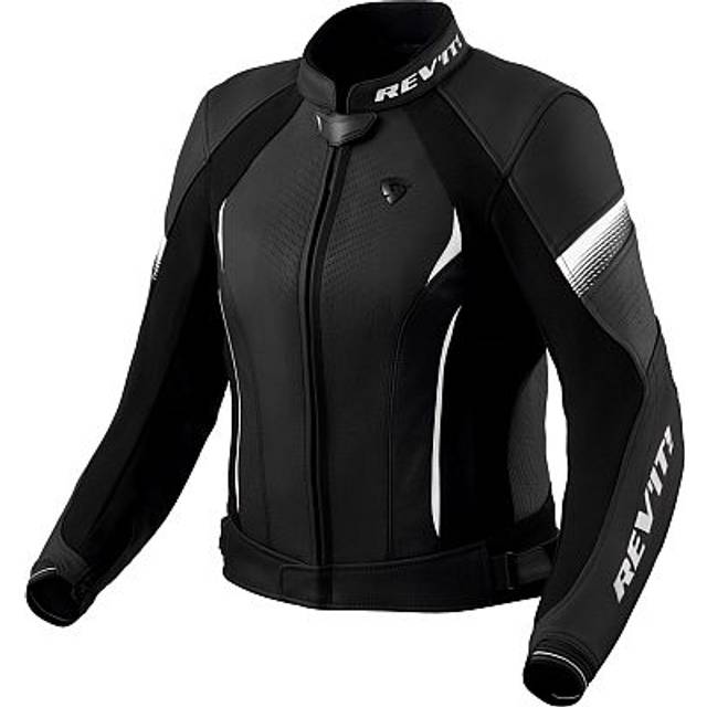 Revit Xena 4, leather jacket women , color: Black/White , size: 38