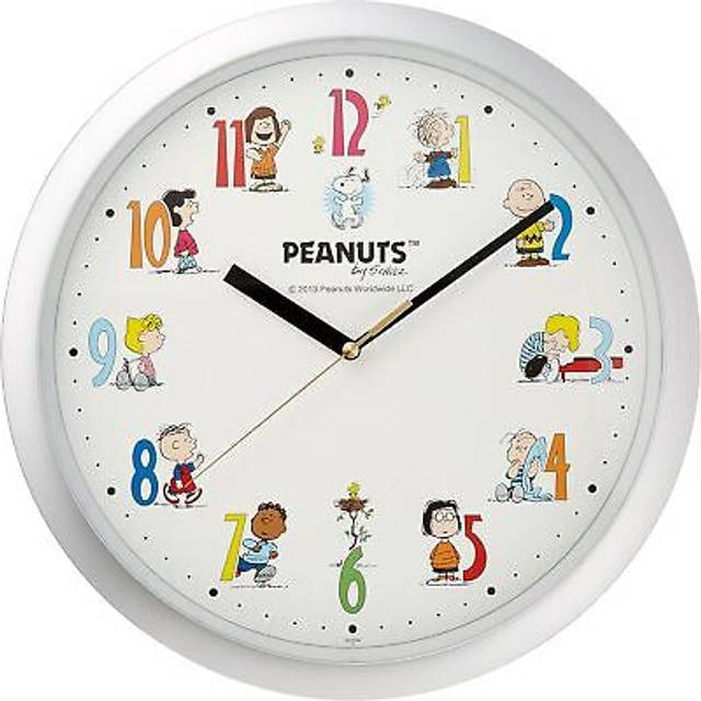 RHYTHM SNOOPY Wall Clock Character Analog Silver 4KG712MA19 silver