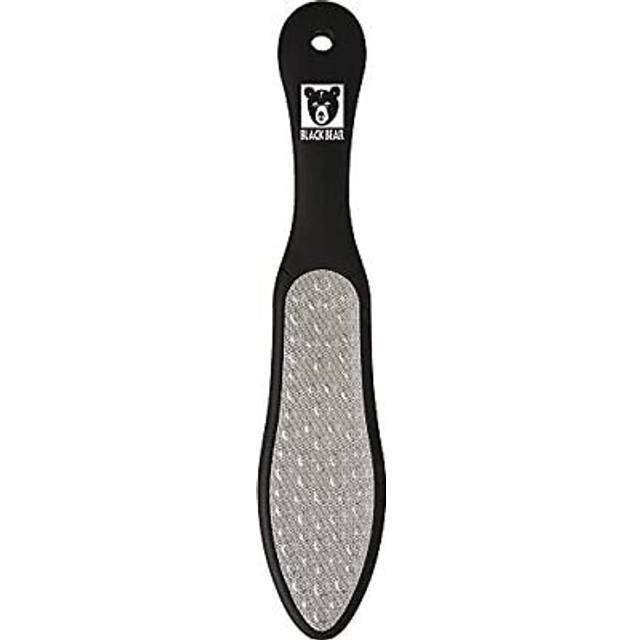 ForPro Black Bear Stainless Steel Pedicure File Callus Remover Foot File DoubleSided Professional Quality Tool for Heels and Feet 105 L