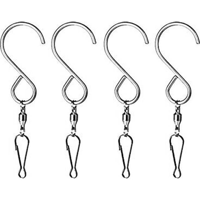 Mudder 1 Party Supply (4 Pack) Swivel Hooks Clips for Hanging Wind Spi