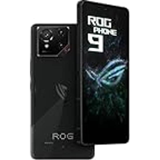 ASUS ROG Phone 9, EU Official, Phantom Black, 12 GB RAM 512 GB lagringsutrymme, Snapdragon® 8 Elite, 6,78” 185Hz AMOLED, Sony® Lytia 700: 50 MP kamera