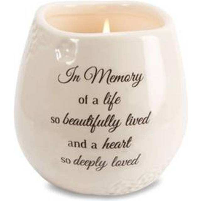 Light Your Way Memorial 19178 in Memory Beautifully Lived Ceramic Soy Wax Candle