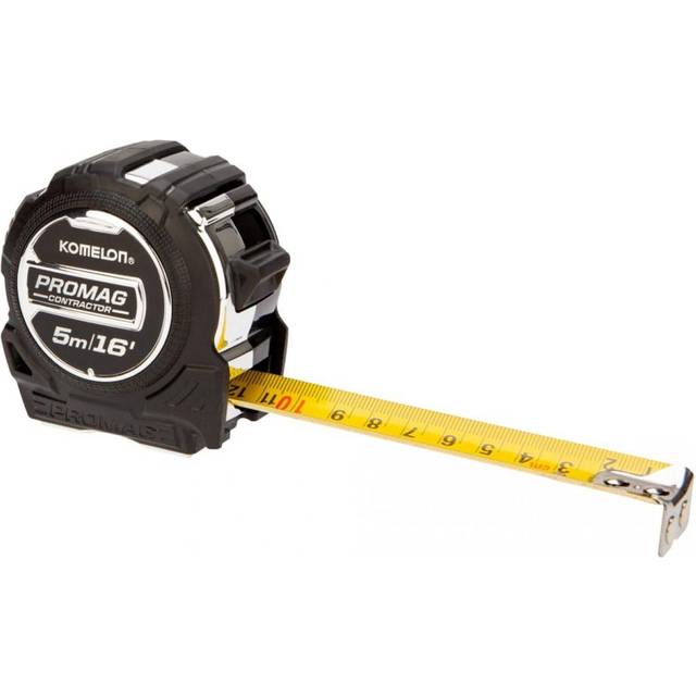 Komelon Contractor Magnetic Tape 5m/16ft (Width 25mm)