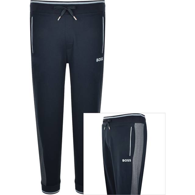 BOSS Tracksuit Cuffed Loungewear Pants-navy, Dark Blue, Size 2Xl, Men - 2XL