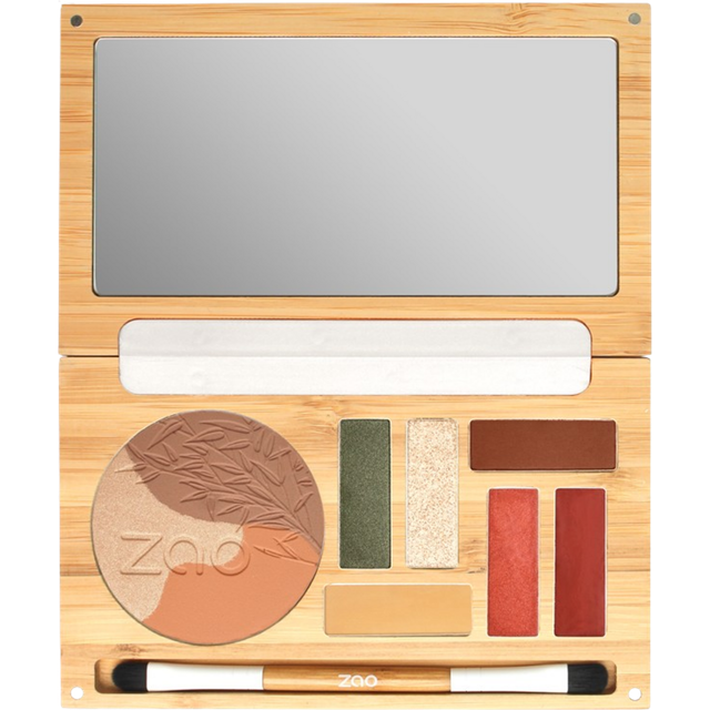 ZAO Ansigt Rouge Highlighter Terra Toscana Palette Mosaic Powder - Terra Toscana
