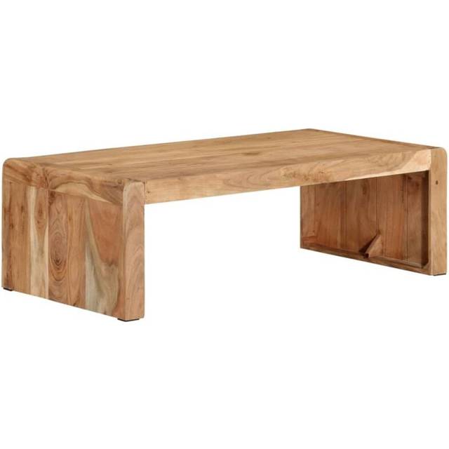 vidaXL Coffee Table 110x55x35 cm Solid Wood Acacia - Brown