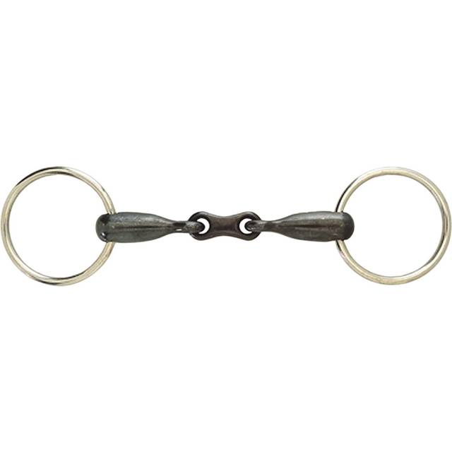 Korsteel Sweet Iron French Link Loose Ring Snaffle Bit - 6"
