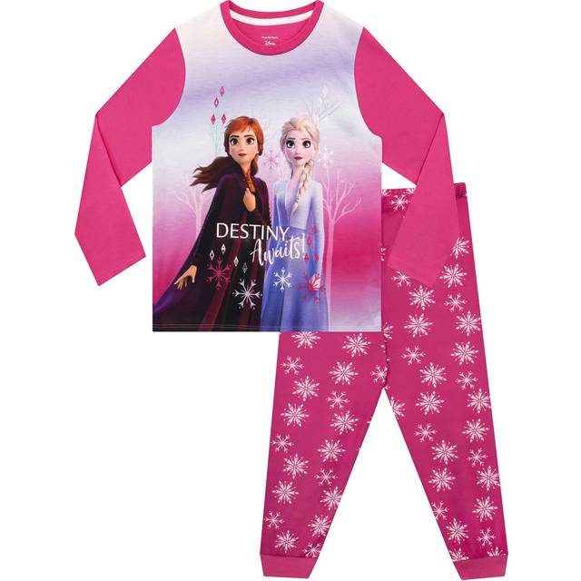 Frozen Elsa and Anna Pyjamas - Pink - 18-24 m