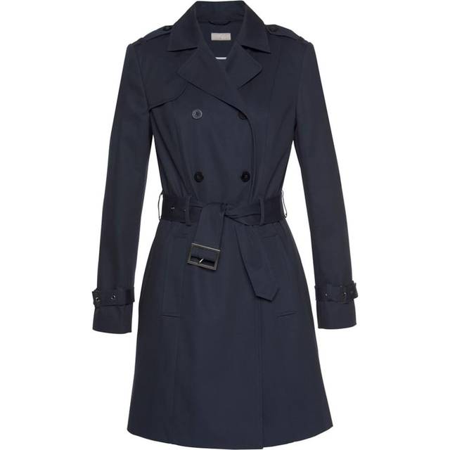 Aniston Classic Trench Coat - Navy