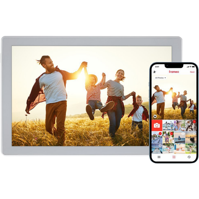 Rollei - Smarter picture frame - 10 "Diagonal - WiFi - App Control - Atmosphere Light - Model 104 - 10.1-inch
