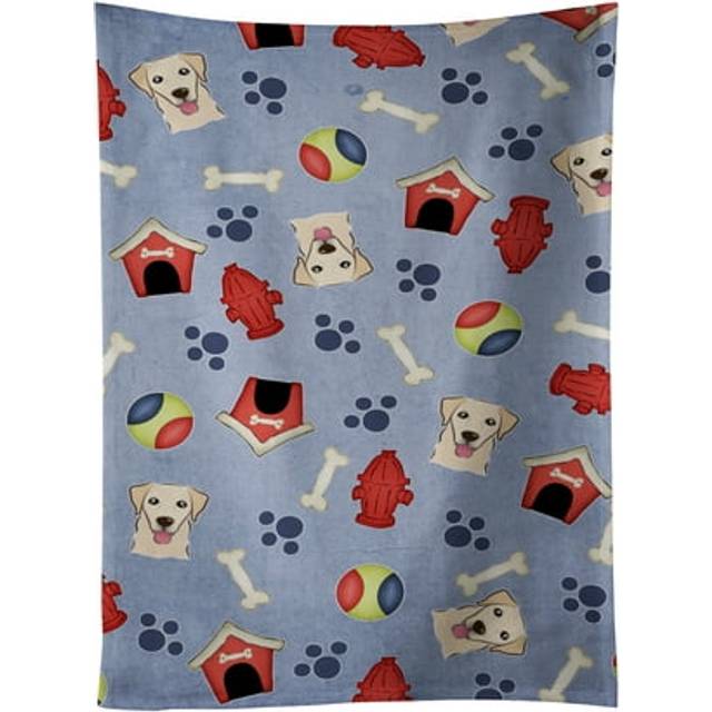 Caroline's Treasures BB4031KTWL Dog House Golden Retriever Kitchen Towel  25 x 15  Multicolor