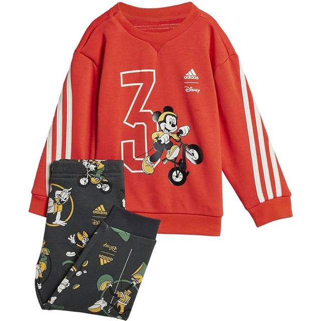 Disney Mickey Mouse Joggers - Bright Red / Off White / Semi Spark - 6-9M