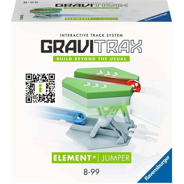 Ravensburger GraviTrax Element Jumper - Zubehör für das Kugelbahnsystem. Kombinierbar mit allen GraviTrax Produktlinien, Starter-Sets, Extensions und Elements, Konstruktionsspielzeug ab 8 Jahren
