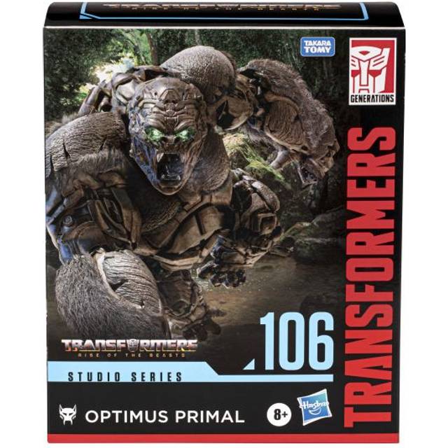 Transformers Toys Studio Series Leader Rise of The Beasts 106 Optimus Primal Toy  8.5-Inch  Action Figure for Boys and Girls Ages 8 and Up