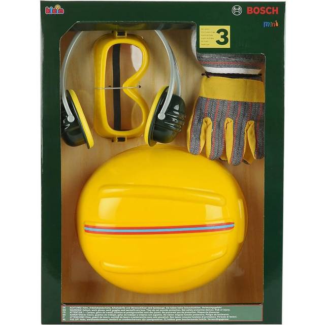 Theo Klein Bosch Accessories Set B 4PC with Helmet and Gloves For Ages 3+ and Above