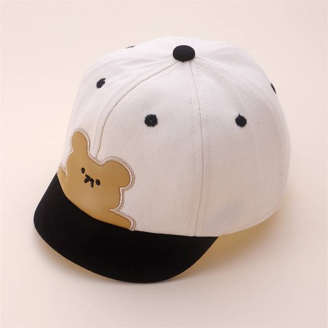 SHEIN Baby Cartoon Bear Embroidered Baseball Cap