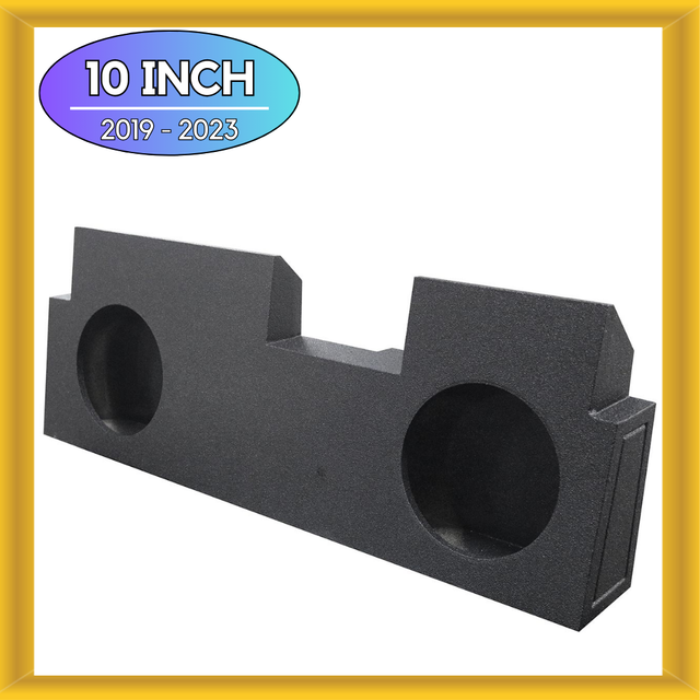 QPower QBGLADIATOR10 10 in. 2019-2023 Jeep Gladiator Dual Sealed Empty Woofer Enclosure