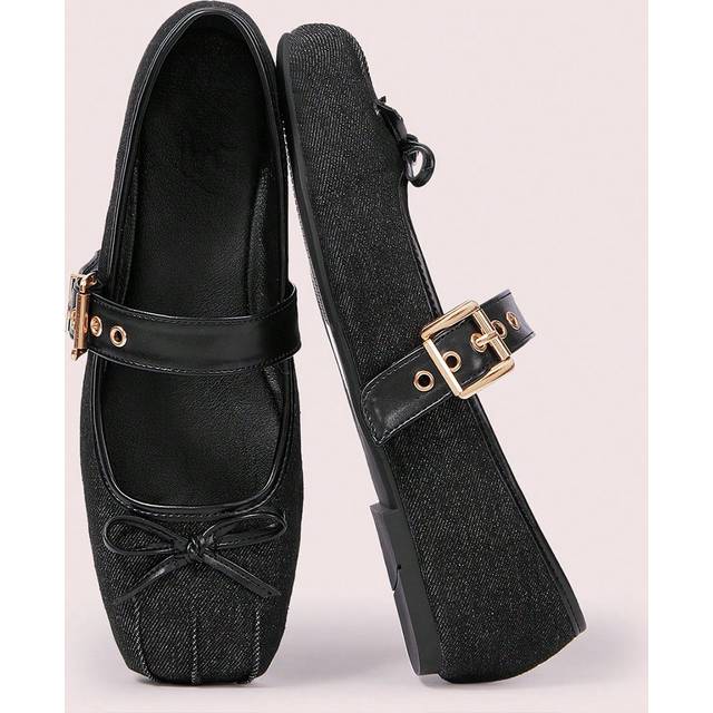 Cuccoo High-End Ballet Shoes With Strap, Mary Jane Flat Shoes For Women For And Vibe And Spring Shoes Spring Break Easter