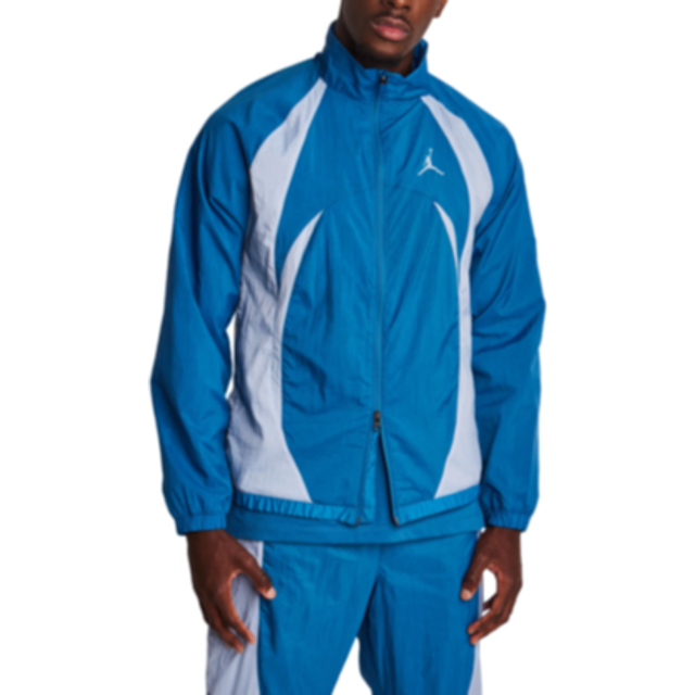Nike Jordan Blue Sport Jam Track Jacket - INDUSTRIAL BLUE/BLUE - XXL