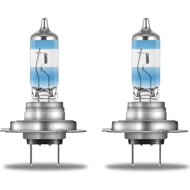 OSRAM NIGHT BREAKER 220, H7, 220% mer ljusstyrka, halogenstrålkastarlampa, 64210NB220-2HB, hopfällbar box (2 lampor), vit