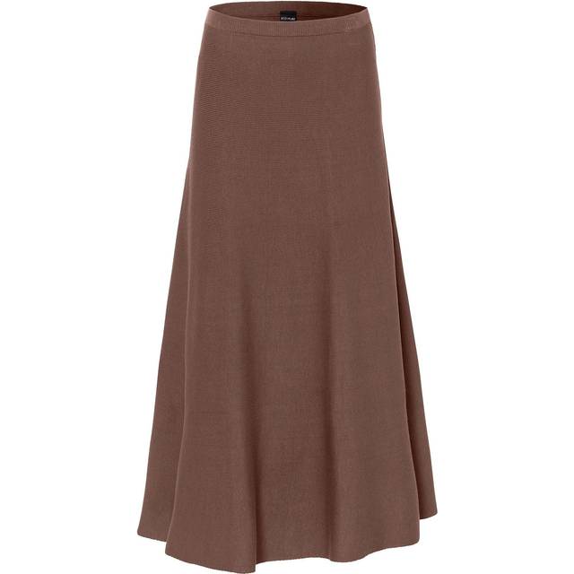 bonprix Knitted Skirt - Chestnut