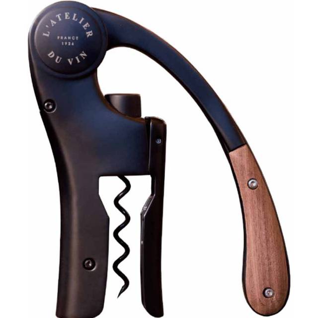 L'Atelier du Vin Oeno Motion Corkscrew Gift Box - Black & Wood - can be Engraved or Personalised