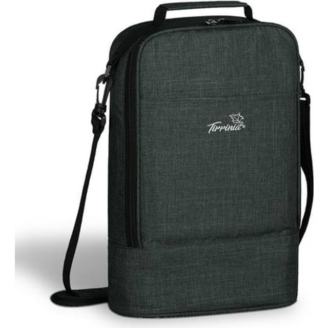 Tirrinia Insulated 2 Bottle Wine Gift Tote Bag - Wine Tumbler Glass Co
