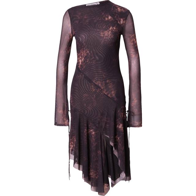 WEEKDAY Printed Mesh Dress |Lila |S