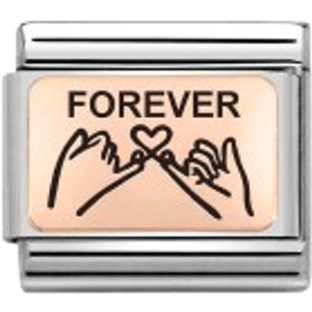 Nomination Pinky Promise Friendship Charm - Rose Gold
