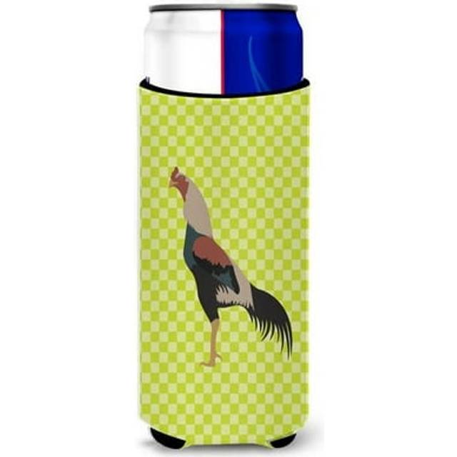 Caroline's Treasures Kulang Chicken Green Decorative Can Hugger  Slim  Multicolor
