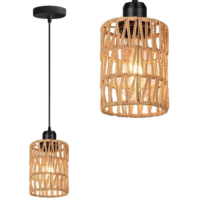 Toolight - ceiling lamp chandelier APP1622-1CP boho beige