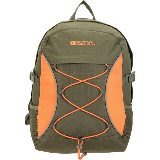 (One Size, Khaki/Orange) Mountain Warehouse Bolt 18L Backpack