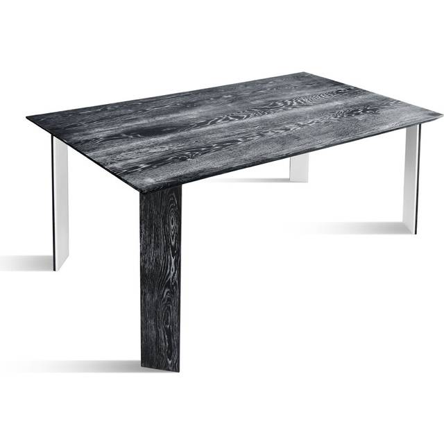 Rodeny Rectangular 180cm L x 90cm W Dining Table - Grey Wood (75cm H X 90cm W X 180cm L)