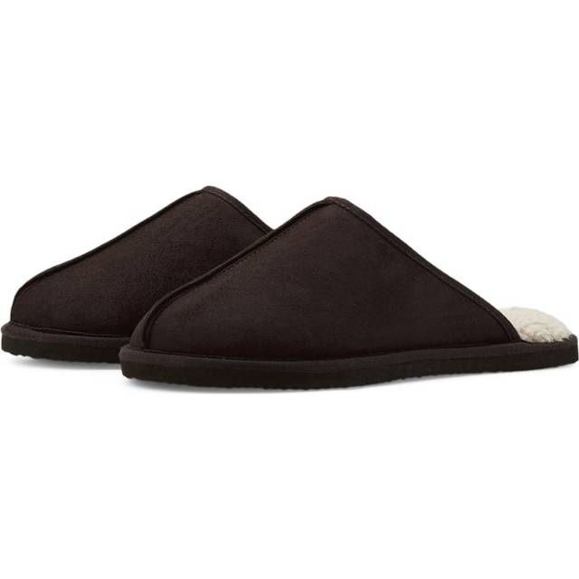 Jack & Jones Dudely Hausschuh gefütterte Pantoffeln Hausschlappen 12187558 Braun