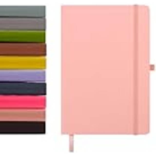 (PASTEL PINK, A5) delka Notebook, Notebook Note Book Note Pad Journal Notebook Notepad, Notebook for Office School Home Business Writing & Note Taking